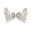 Brass Cubic Zirconia Beads KKB-L215-023P-1
