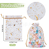 50Pcs Gold Stamping Moon & Star Organza Drawstring Gift Storage Bags OP-BBC0001-03B-01-2