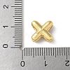 Brass Micro Pave Cubic Zirconia Beads KK-P290-61G-X-3