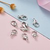 Zinc Alloy Lobster Claw Clasps E103-P-NF-5