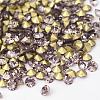 Back Plated Grade A Diamond Glass Pointed Rhinestone RGLA-SS12-003-1