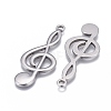 Non-Tarnish 304 Stainless Steel Pendants STAS-F249-40P-2