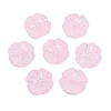 Frosted Transparent Acrylic Beads OACR-P029-19B-05-2