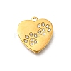 304 Stainless Steel Rhinestone Pendants X-STAS-R159-55G-02-1