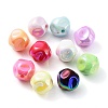 UV Plating Opaque Acrylic Beads X1-OACR-Z013-01-1