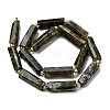 Natural Fuchsite Beads Strands G-D353-A18-3