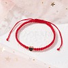 Nylon Thread Braided Bead Adjustable Bracelets BJEW-JB09768-02-2