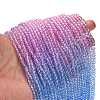 Transparent Painted Glass Beads Strands DGLA-A034-T4mm-A08-2
