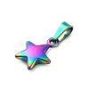 Ion Plating(IP) 304 Stainless Steel Charms STAS-I127-067M-2