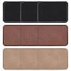 9Pcs 3 Colors Imitation Leather Laserable Label Tags DIY-FG0003-46-1