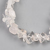 Unisex Chip Natural Quartz Crystal Beaded Stretch Bracelets BJEW-S143-16-3