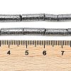 Electroplated Natural Lava Rock Beads Strands G-K388-03B-03-4