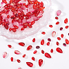 200Pcs 10 Styles Transparent Glass Pendants GLAA-GA0001-92-8