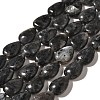 Natural Larvikite Beads Strands G-I377-A10-2