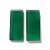 Dyed & Heated Natural Green Onyx Agate Cabochons G-G975-04A-02-2