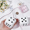 Dice Plush Cloth Pendant Decorations HJEW-SP0001-84A-3