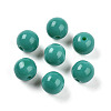 Opaque Solid Color Glass Beads GLAA-N007-8mm-A09-1