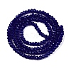 Opaque Solid Color Imitation Jade Glass Beads Strands LS-EGLA-A044-P1mm-D07-3