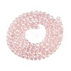 Electroplate Glass Beads Strands X-EGLA-A034-T8mm-B12-3