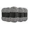 5Pcs Polyester Yarn for Knitting & Crochet YCOR-SZ0001-03F-1