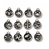 304 Stainless Steel Pendants STAS-L022-306AS-M-1