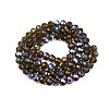 Electroplate Glass Beads Strands EGLA-A034-T3mm-L30-3