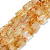 Heated Natural Citrine Beads Strands G-O170-113-1