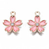 Alloy Enamel Pendants ENAM-S121-052D-2