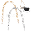   2Pcs 2 Colors Aluminum Curb Chain Bag Handles FIND-PH0005-15-1