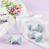 Gypsum with Cotton Cord Artificial Flower Core DIY-WH20007-36A-06-3