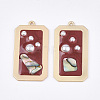 Epoxy Resin Pendants LS-RESI-S365-67C-1
