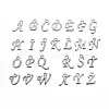 Alloy Letter Pendants PALLOY-X0037-68P-1