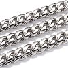 Tarnish Resistant 304 Stainless Steel Cuban Link Chain STAS-B019-02D-P-1