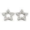 Star Shape Polymer Clay Rhinestone Beads CLAY-NH0001-06M-1