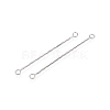 Anti-Tarnish Rhodium Plated 925 Sterling Silver Box Chain Links STER-N016-06P-1
