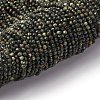 Natural Seraphinite Beads Strands G-RM2025-A42-3mm-2