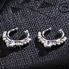 Personality Brass Cubic Zirconia Nose Studs Nose Piercing Jewelry AJEW-EE0002-001P-01-3