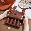 PU Imitation Leather Waist Belt Bag with 4 Cork Glass Bottles AJEW-WH0678-31B-3