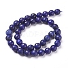 Natural Lapis Lazuli Beads Strands G-D840-38-10mm-2