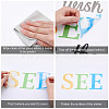 Rectangle PVC Wall Stickers DIY-WH0228-125-6