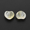 Two Tone Transparent Spray Painted Glass Beads GLAA-T022-24-C05-2