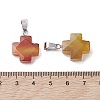 Natural Red Agate Pendants G-K359-02P-06-3