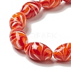 Handmade Lampwork Beads Strand LAMP-C008-10-3