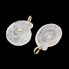 Natural Quartz Crystal Pendants X-G-H353-02G-01-2
