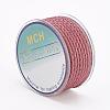 Eco-Friendly Braided Leather Cord OCOR-L035-3mm-E13-2