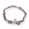 Natural Gemstone Beads Stretch Bracelets BJEW-JB05876-2
