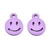 Spray Painted Alloy Charms X-PALLOY-T075-121B-RS-2
