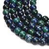 Natural Azurite Beads Strands G-G475-A04-10mm-4