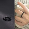 Glass Stretchy Finger Rings FS-WG01730-03-1