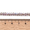 Electroplate Glass Beads Strands GLAA-Q105-03L-4